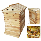 Langstroth Honey Flow Hive 7 Plastik Çerçeveli Köknar Arı Kovanı Arıcılık için Arı Kovanları