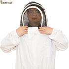 Ekonomik Arı Ceket Fermuarlı Hood Arıcılar Koruyucu Giysi S-2XL