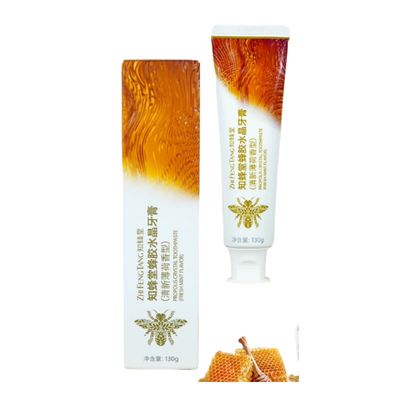 satın al Natural Whitening Propolis Toothpaste with 130g/box and 3 Years Shelf Life for Gentle Oral Care Çevrimiçi üretim