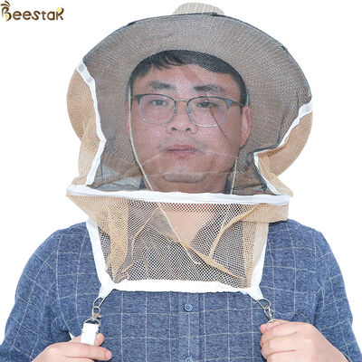 satın al Cowboy Style Brown Color Free Size Beekeeping Hat Bee Protect Hat for Anti Bee Protection Çevrimiçi üretim
