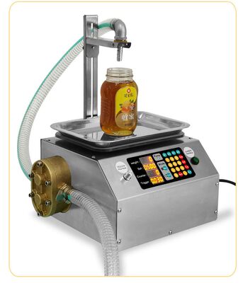 satın al Stainless Steel Filling Machine For Viscous Liquid Filling All Kinds Of Crystalline Liquid Honey Çevrimiçi üretim