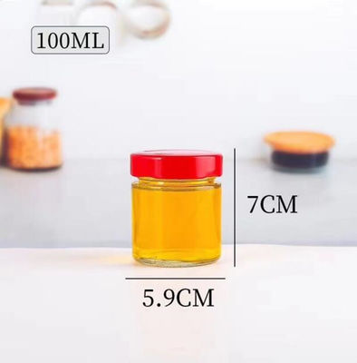 satın al Fabrika toptan Cam Tip C 100ml - 750ml Boş Gıda Kapaklı Bal Kavanozları Çevrimiçi üretim