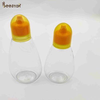 satın al 250ml 350ml 500ml Bal Kavanozu ve Kaşığı Bal depolama için Plastik Boş Bal Şişeleri Çevrimiçi üretim
