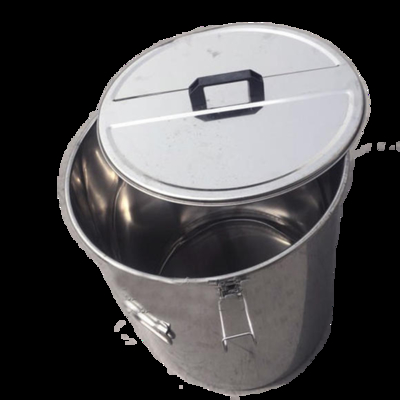 201 Paslanmaz çelik bal tankı kilitli 350 kg kapasiteli