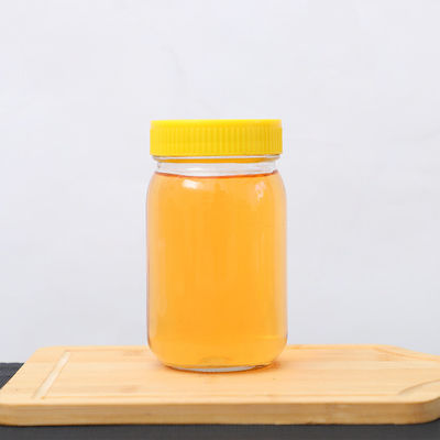 Yüksek Kalite Bal Kavanozu ve Kaşık Sekizgen Cam Şişe 375ml 750ml